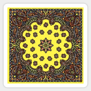 Bandana Pattern (Summer Colors) Sticker